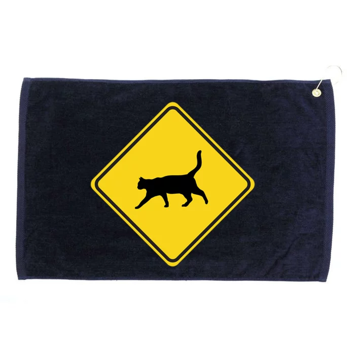 Cat Xing Sign Graphic Crossing Symbol Great Gift Great Gift Grommeted Golf Towel