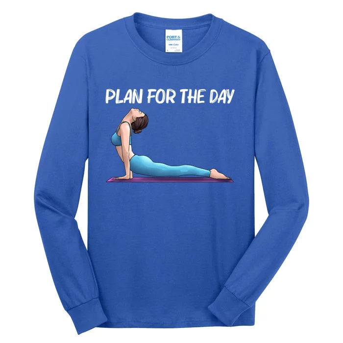 Cool Yoga Art Yogi Physical Exercise Therapy Gift Tall Long Sleeve T-Shirt