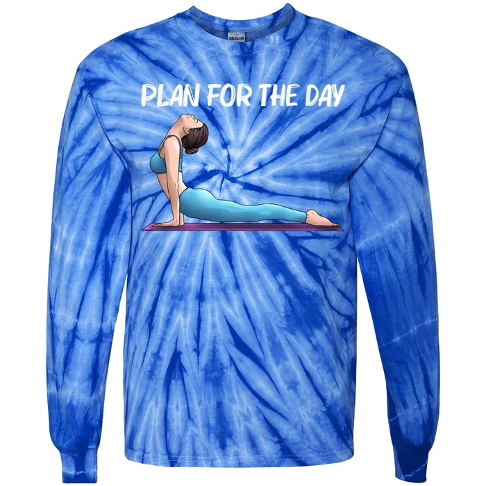 Cool Yoga Art Yogi Physical Exercise Therapy Gift Tie-Dye Long Sleeve Shirt