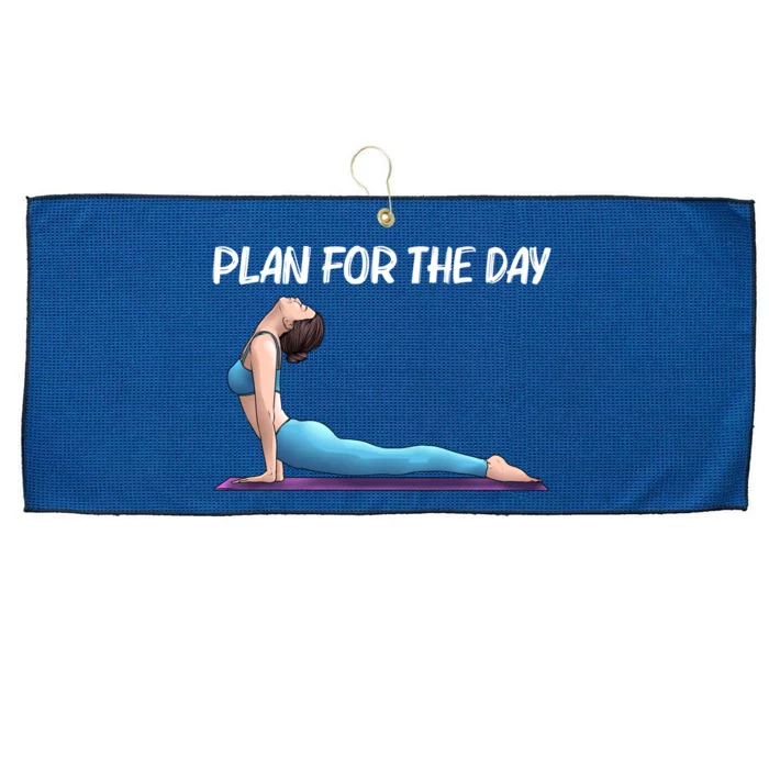 Cool Yoga Art Yogi Physical Exercise Therapy Gift Large Microfiber Waffle Golf Towel