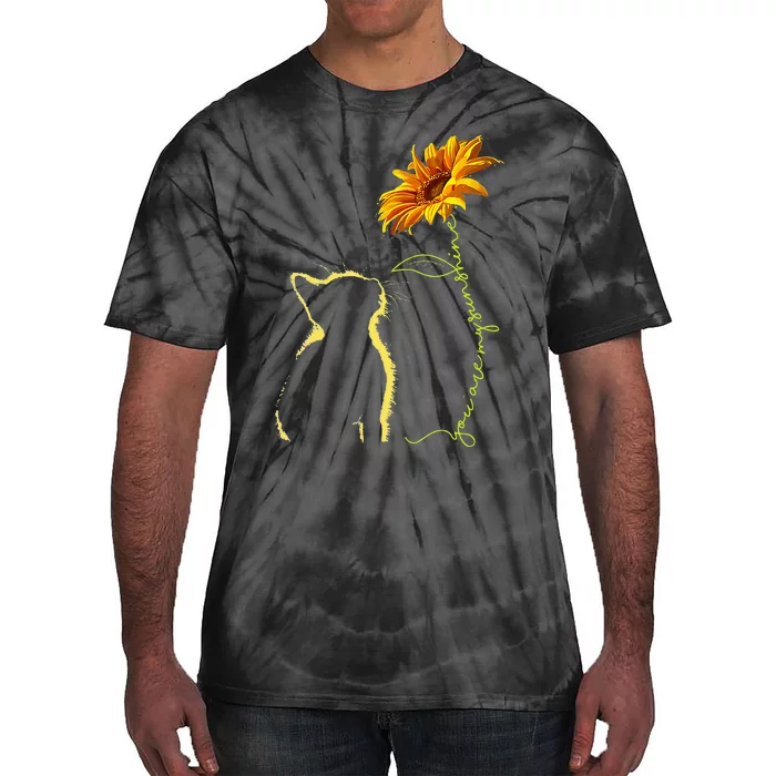 Cat You Are My Sunshine Cats Tee Gifts Tie-Dye T-Shirt