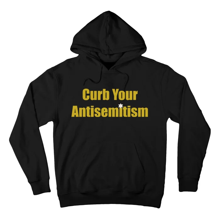 Curb Your Antisemitism Support Israel Hoodie