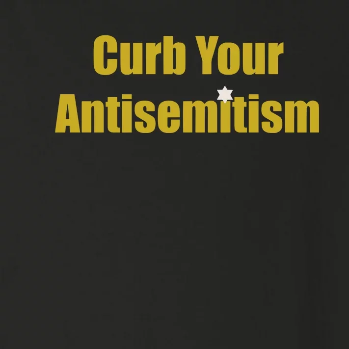 Curb Your Antisemitism Support Israel Toddler Long Sleeve Shirt