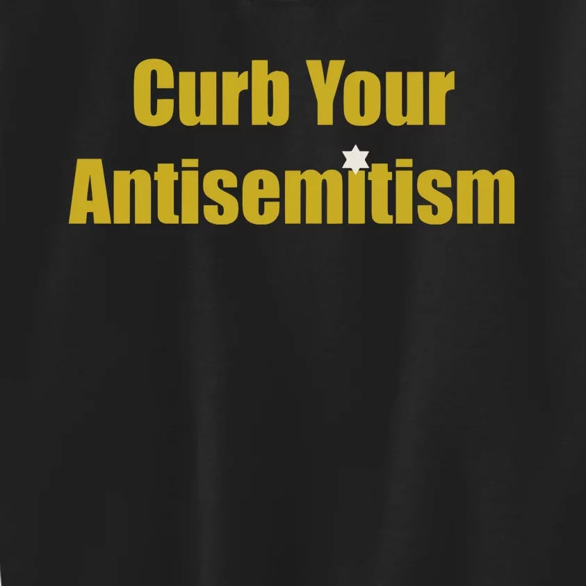 Curb Your Antisemitism Support Israel Kids Sweatshirt