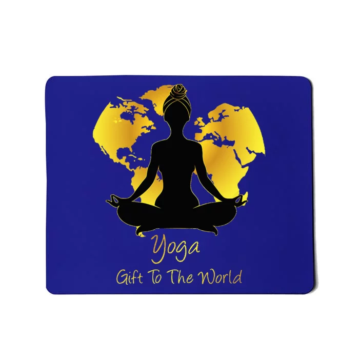 Cute Yoga A Gift To The World For Yoga Lovers Mousepad