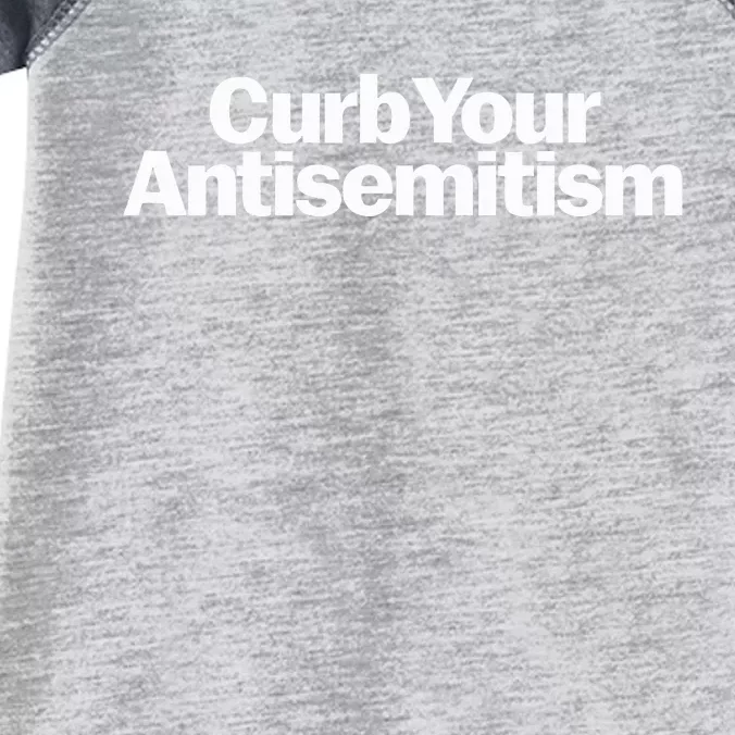 Curb Your Antisemitism Stand Against Hate & Discrimination Infant Baby Jersey Bodysuit