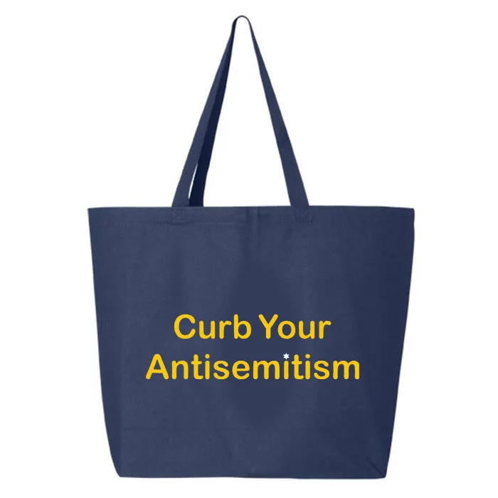 Curb Your Antisemitism Stand Against Hate And Discrimination 25L Jumbo Tote