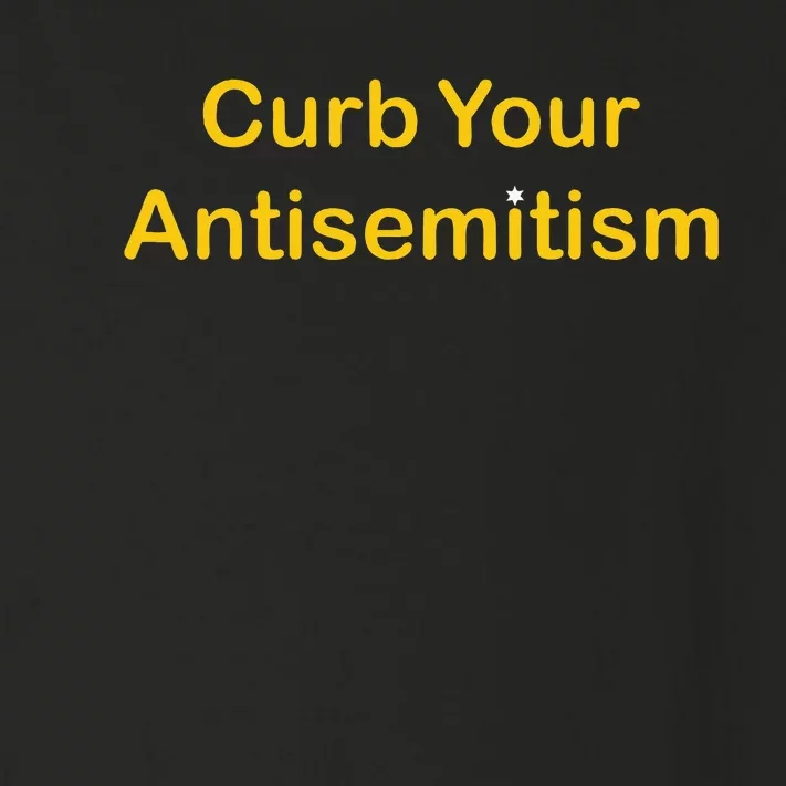 Curb Your Antisemitism Stand Against Hate And Discrimination Toddler Long Sleeve Shirt