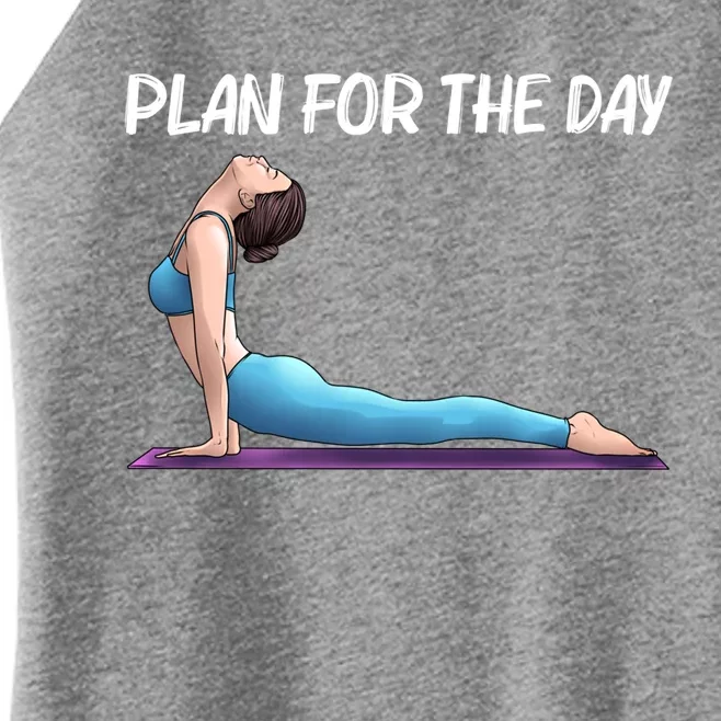 Cool Yoga Art Yogi Physical Exercise Therapy Cute Gift Women’s Perfect Tri Rocker Tank