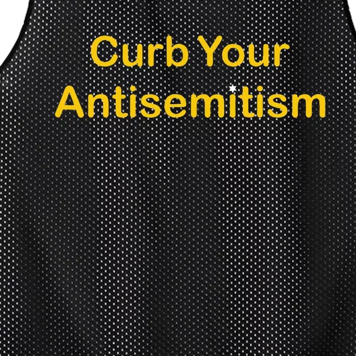 Curb Your Antisemitism Stand Against Hate And Discrimination Mesh Reversible Basketball Jersey Tank