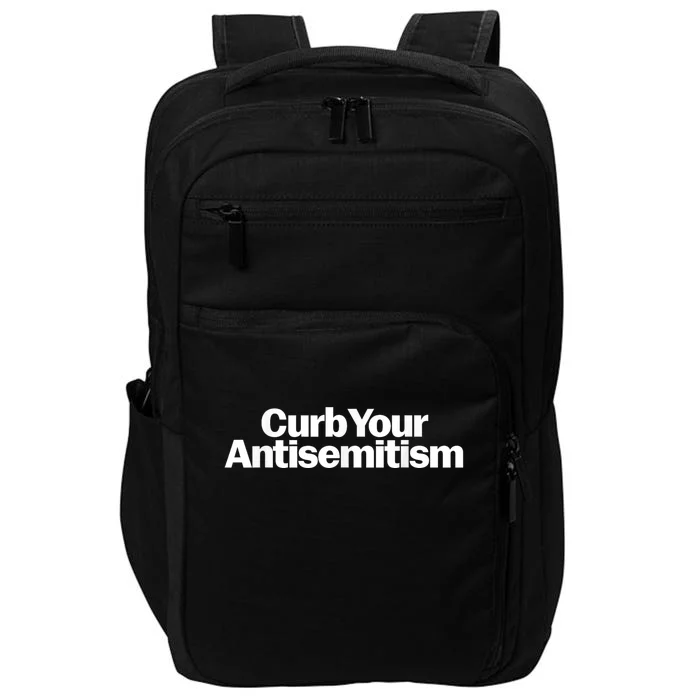 Curb Your Antisemitism Parody Impact Tech Backpack