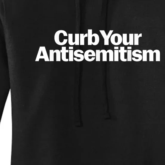 Curb Your Antisemitism Parody Women's Pullover Hoodie