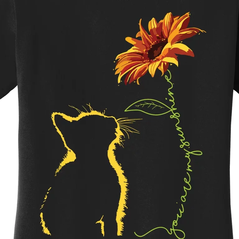 Cat You Are My Sunshine Cats Gift Women's T-Shirt