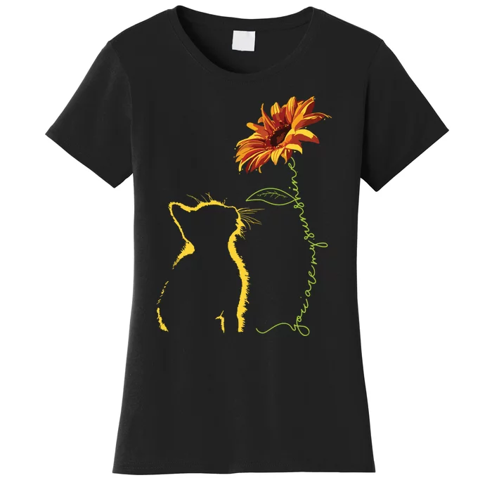 Cat You Are My Sunshine Cats Gift Women's T-Shirt