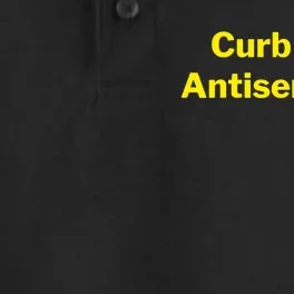 Curb Your Antisemitism Stand Against Hate And Discrimination Dry Zone Grid Performance Polo