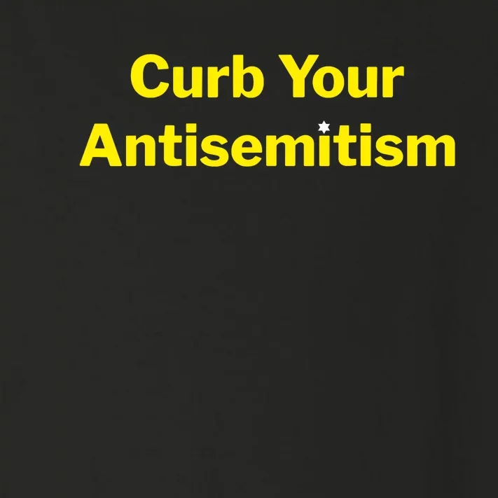 Curb Your Antisemitism Stand Against Hate And Discrimination Toddler Long Sleeve Shirt