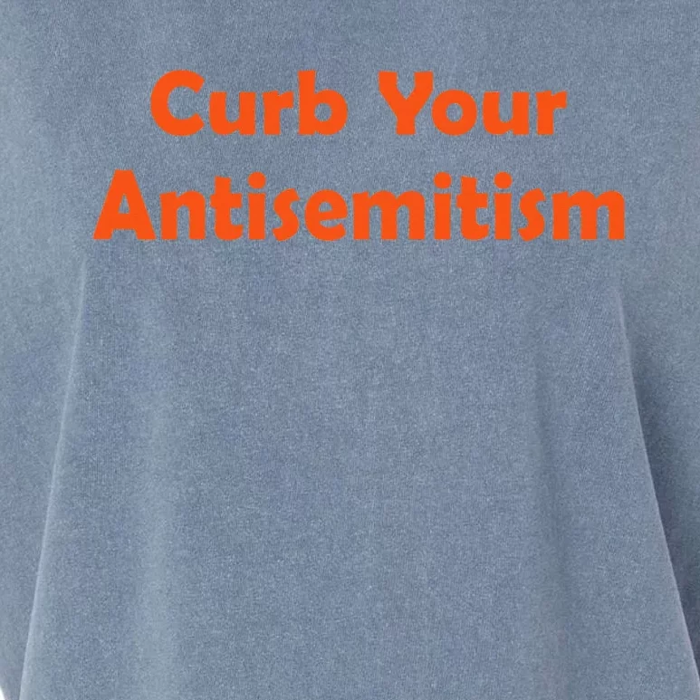 Curb Your Antisemitism Garment-Dyed Women's Muscle Tee