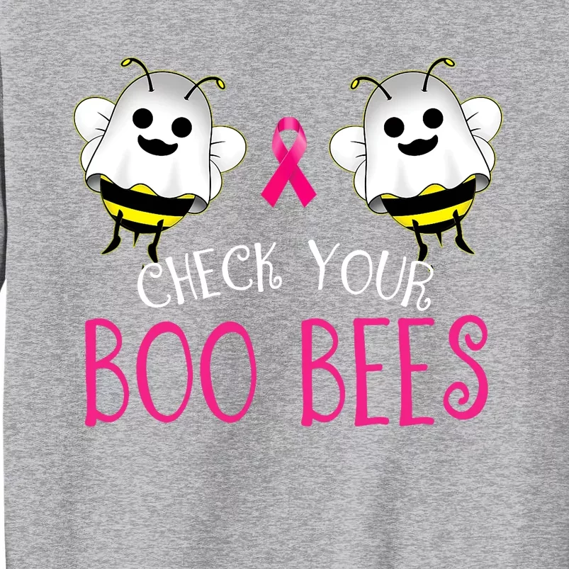 Check Your Boo Bees Funny Breast Cancer Halloween Sweatshirt