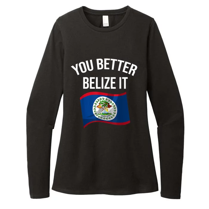 Cute You Better Belize It Womens CVC Long Sleeve Shirt