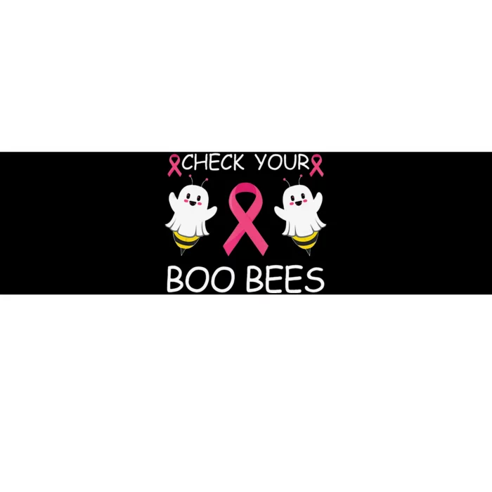 Check Your Boo Bees Funny Breast Cancer Awareness Women Gift Bumper Sticker