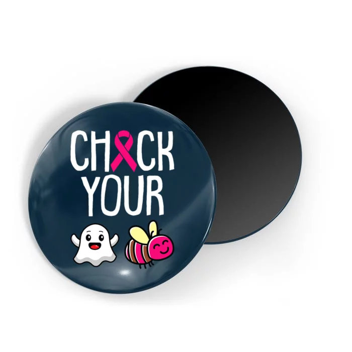 Check Your Boo Bees Breast Cancer Awareness Warrior Survivor Magnet