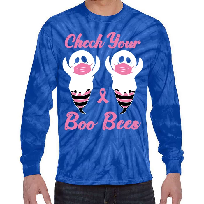 Check Your Boo Bees Gift Tie-Dye Long Sleeve Shirt