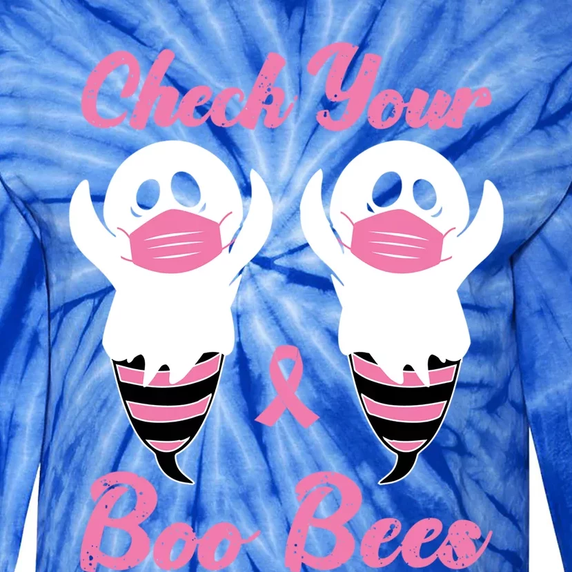 Check Your Boo Bees Gift Tie-Dye Long Sleeve Shirt