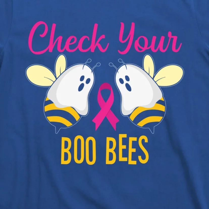 Check Your Boo Bees Breast Cancer Squad Tribe Great Gift T-Shirt