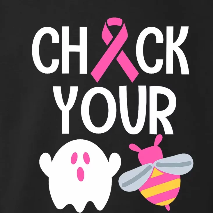 Check Your Breast Funny Cute Halloween Boo Bees Toddler Hoodie