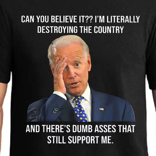 Can You Believe It Im Literally Destroying The Country Joe Biden Pajama Set