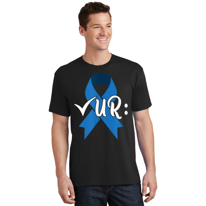 Check Your Colon Colorectal Cancer Awareness T-Shirt