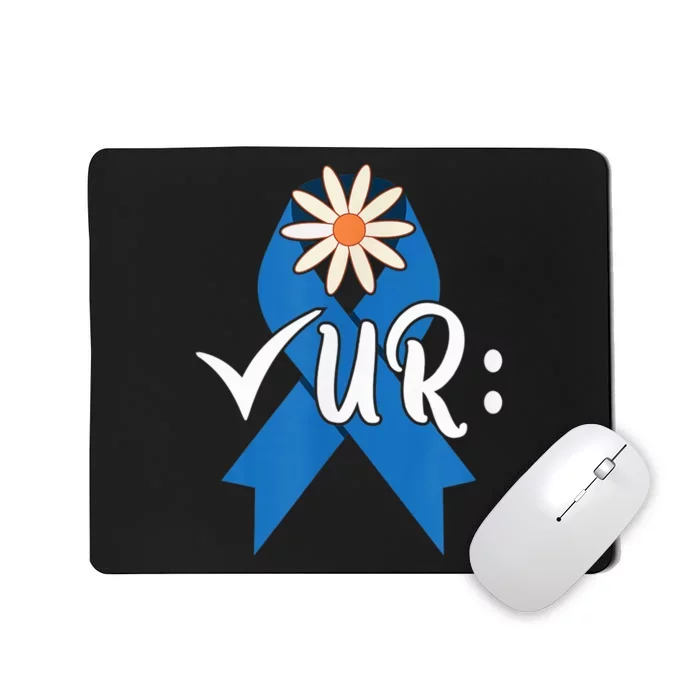 Check Your Colon Colonoscopies Colon Cancer Awareness Wo Mousepad