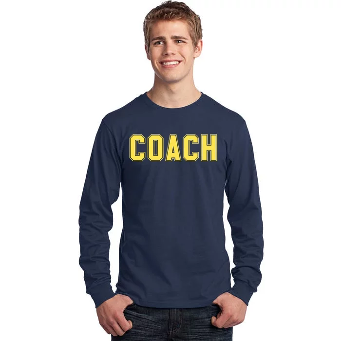 Coach Yellow Tall Long Sleeve T-Shirt