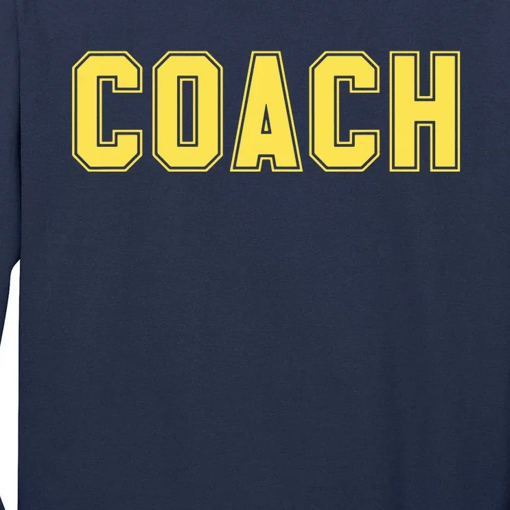 Coach Yellow Tall Long Sleeve T-Shirt