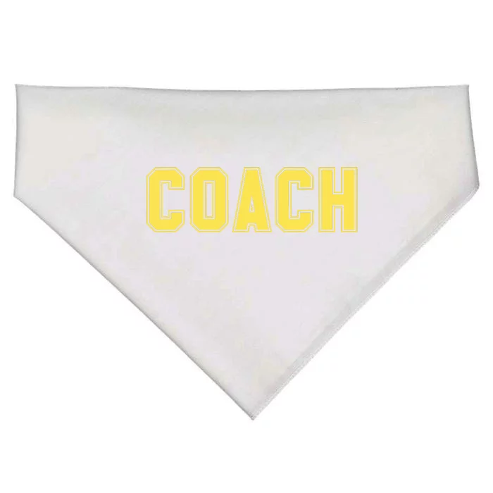 Coach Yellow USA-Made Doggie Bandana