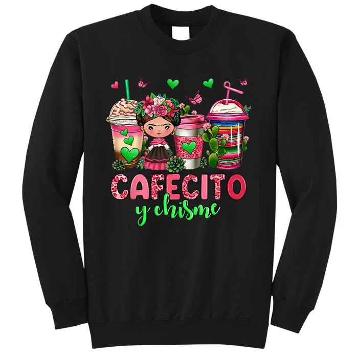 Cafecito Y Chisme Funny Spanish Mexican Coffee Lover Sweatshirt