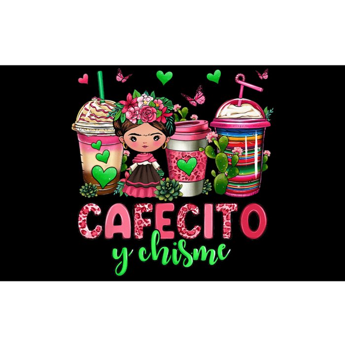 Cafecito Y Chisme Funny Spanish Mexican Coffee Lover Bumper Sticker