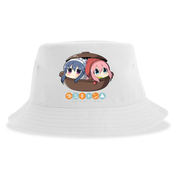 Chibi Yuru Camp Sustainable Bucket Hat