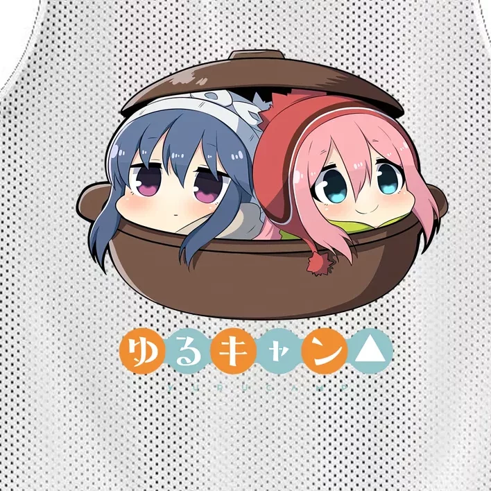 Chibi Yuru Camp Mesh Reversible Basketball Jersey Tank