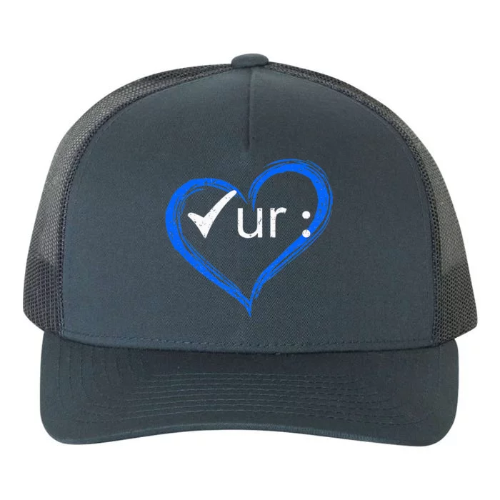 Check Your Colon Colorectal Cancer Awareness Yupoong Adult 5-Panel Trucker Hat