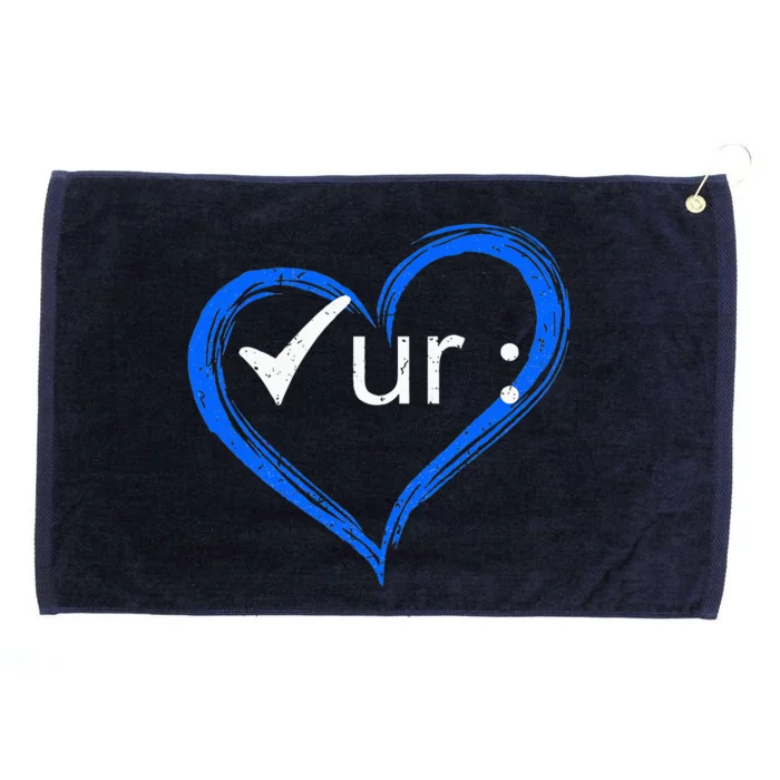 Check Your Colon Colorectal Cancer Awareness Grommeted Golf Towel