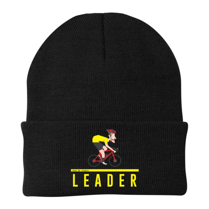 Cyclist Yellow Knit Cap Winter Beanie