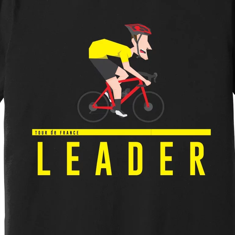 Cyclist Yellow Premium T-Shirt