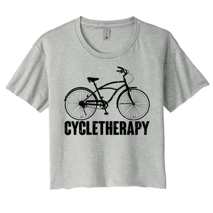 Cycletherapy Bicycle Fan Women's Crop Top Tee