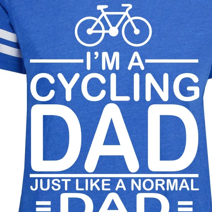 Cycling Dad , Like Normal Dad Except Much Cooler Enza Ladies Jersey Football T-Shirt