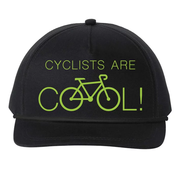 Cyclists Are COOL! Snapback Five-Panel Rope Hat