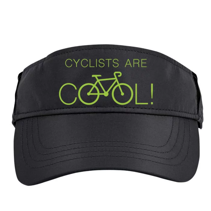 Cyclists Are COOL! Adult Drive Performance Visor