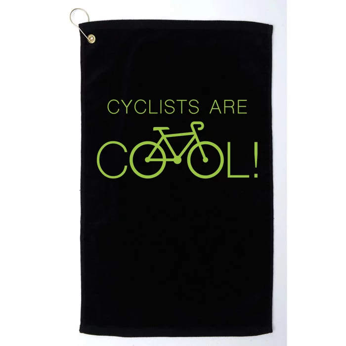 Cyclists Are COOL! Platinum Collection Golf Towel