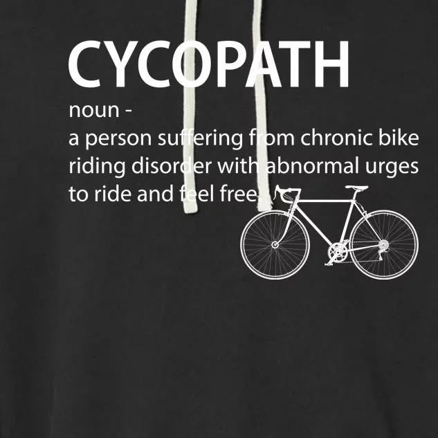 Cycopath Bike Rider Garment-Dyed Fleece Hoodie