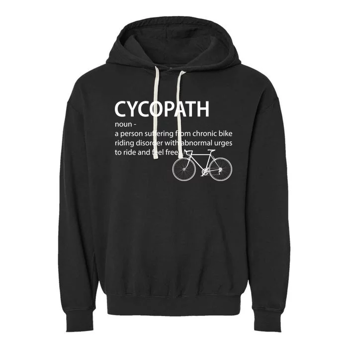 Cycopath Bike Rider Garment-Dyed Fleece Hoodie